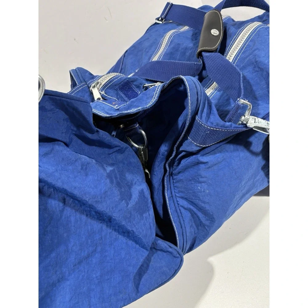 PEPSI COLA Blue X-LARGE Nylon Two-In-One Duffle Bag 1990's W/ Detachable Side
